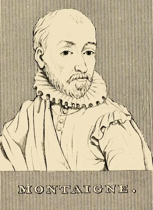 Framed Print : Montaigne, (1533-1592), 1830. Creator: Unknown Framed Print : Montaigne, (1533-1592), 1830. Creator: Unknown