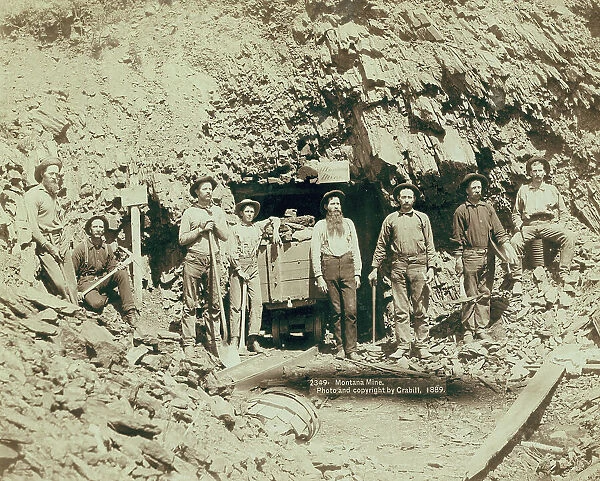 Montana Mine, 1889. Creator: John C. H. Grabill