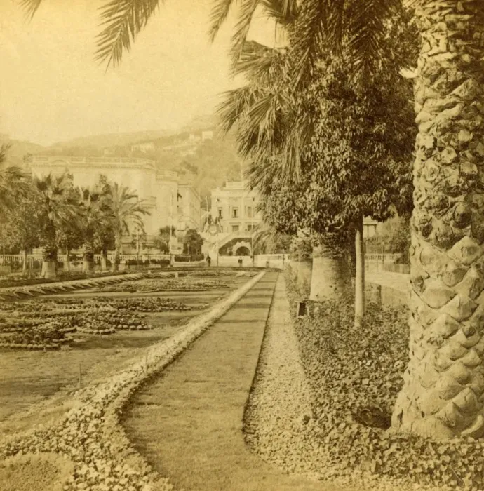 Framed Print : Monte Carlo, looking from the Casino, 1897. Creator: BW Kilburn Framed Print : Monte Carlo, looking from the Casino, 1897. Creator: BW Kilburn