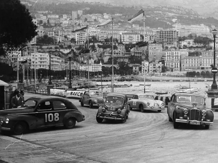 Framed Print : The Monte Carlo Rally, Monaco, 1954 Framed Print : The Monte Carlo Rally, Monaco, 1954