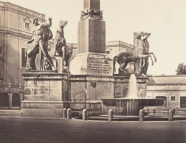 Monte Cavallo, 1848-52. Creator: Eugene Constant