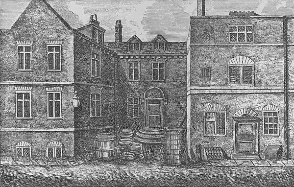 Monteagle House, Near St. Saviours Church, Southwark, 1808, (1912). Artist: J Pass