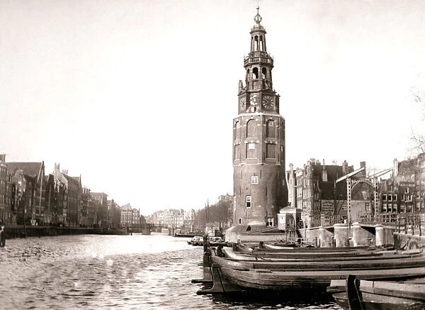 The Montelbaanstoren, Amsterdam, 1898. Artist: James Batkin