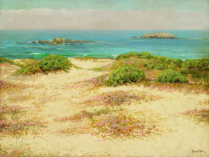 Framed Print : Monterey Coast: 17 Mile Drive, 1919. Creator: Theodore Wores