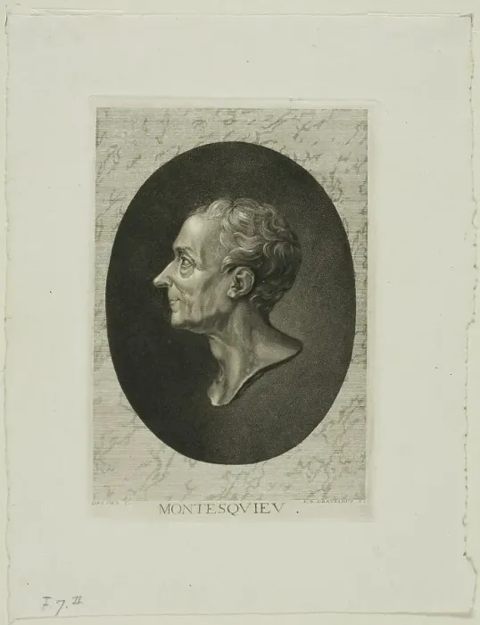 Framed Print : Montesquieu, n.d. Creator: Jean-Baptiste de Grateloup Framed Print : Montesquieu, n.d. Creator: Jean-Baptiste de Grateloup