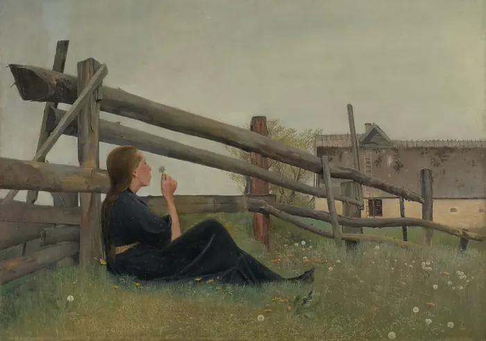 Framed Print : In the Month of June, 1899. Creator: Laurits Andersen Ring Framed Print : In the Month of June, 1899. Creator: Laurits Andersen Ring