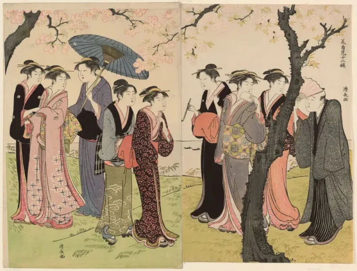 Framed Print : The Third Month (Sangatsu), from the series Twelve Months in the South Framed Print : The Third Month (Sangatsu), from the series Twelve Months in the South