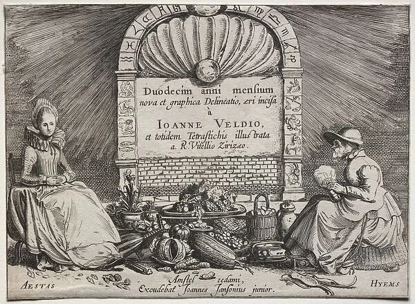 The Twelve Months. Creator: Jan van de Velde (Dutch, 1620-1662)