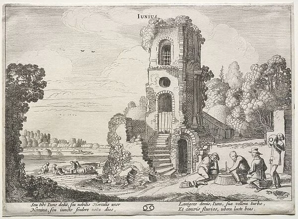 The Twelve Months: June. Creator: Jan van de Velde (Dutch, 1620-1662)