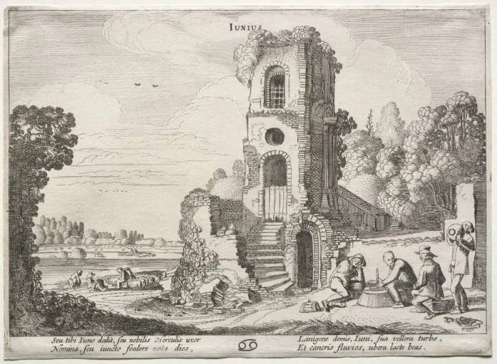 Framed Print : The Twelve Months: June. Creator: Jan van de Velde (Dutch, 1620-1662) Framed Print : The Twelve Months: June. Creator: Jan van de Velde (Dutch, 1620-1662)