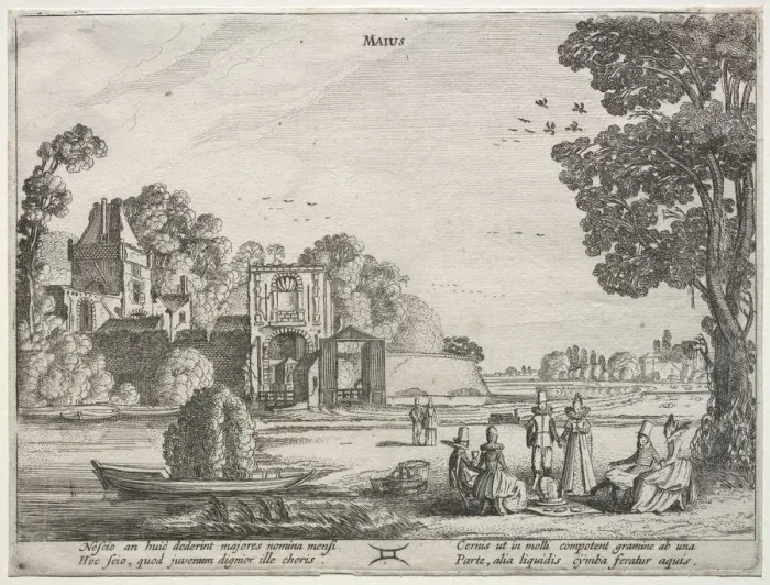 Framed Print : The Twelve Months: May. Creator: Jan van de Velde (Dutch, 1620-1662) Framed Print : The Twelve Months: May. Creator: Jan van de Velde (Dutch, 1620-1662)