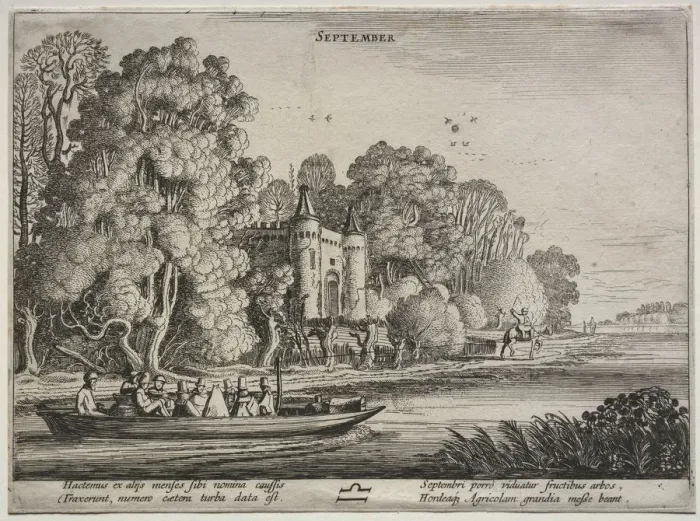 Framed Print : The Twelve Months: September. Creator: Jan van de Velde (Dutch, 1620-1662) Framed Print : The Twelve Months: September. Creator: Jan van de Velde (Dutch, 1620-1662)