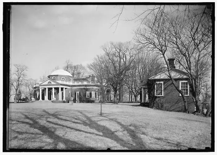 Framed Print : Monticello - exterior, between 1914 and 1918. Creator: Harris & Ewing. Monticello - exterior, between 1914 and 1918. Creator: Harris & Ewing Framed Print : Monticello - exterior, between 1914 and 1918. Creator: Harris & Ewing. Monticello - exterior, between 1914 and 1918. Creator: Harris & Ewing
