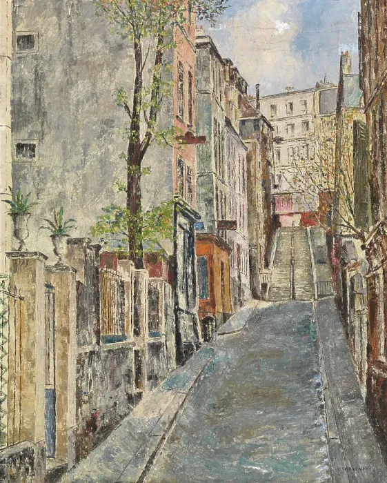 Framed Print : Montmartre, c1890-1937. Creator: Pierre Thevenet Framed Print : Montmartre, c1890-1937. Creator: Pierre Thevenet