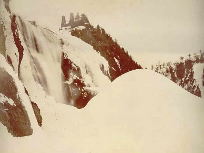 Framed Print : Montmorenci, Indiania - Ice Cone, 1902. Creator: Unknown Framed Print : Montmorenci, Indiania - Ice Cone, 1902. Creator: Unknown