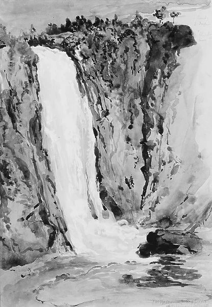 Montmorency Falls, Canada, 1850. Creator: John Mackie Falconer