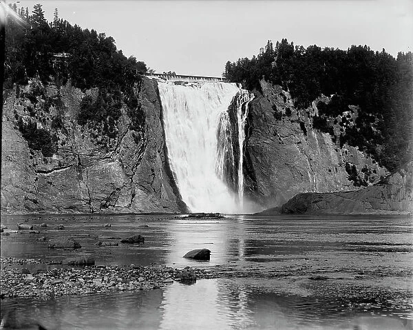 Montmorency Falls, Province of Quebec, between 1890 and 1901. Creator: Unknown