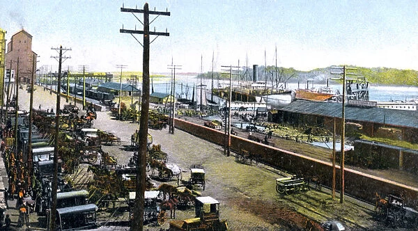Montreal Harbour, Montreal, Canada, c1900s