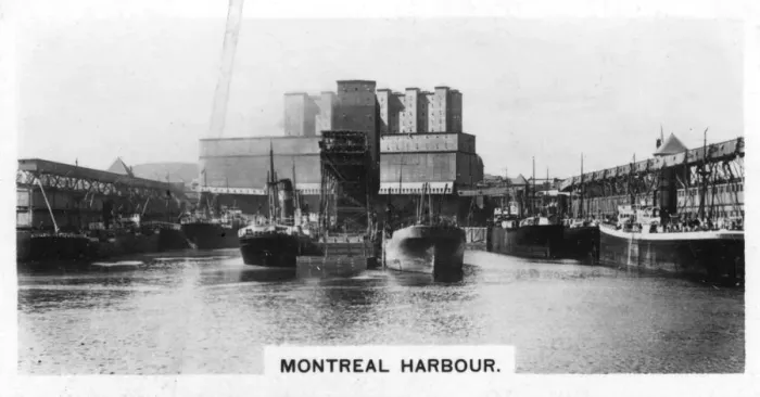 Framed Print : Montreal Harbour, Quebec, Canada, c1920s Framed Print : Montreal Harbour, Quebec, Canada, c1920s