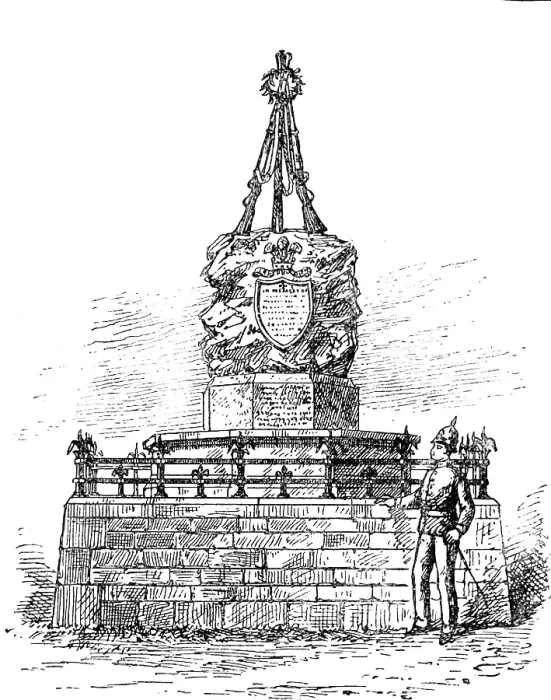 Framed Print : Monument in the Aberfan Cemetery, Merthyr Vale, over graves of volunteers drowned at Lavernock, 1890 Creator: Unknown Framed Print : Monument in the Aberfan Cemetery, Merthyr Vale, over graves of volunteers drowned at Lavernock, 1890 Creator: Unknown