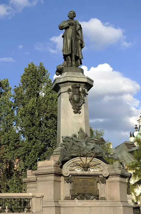 Framed Print : Monument to Adam Bernard Micki, Warsaw. Poland, 2013. Creator: Unknown