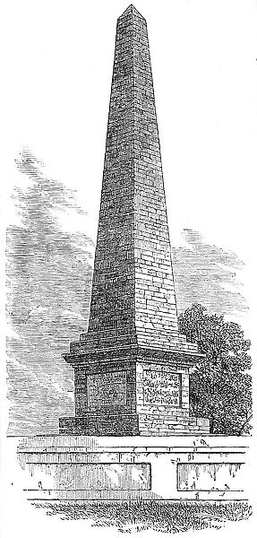Monument of the Battle of Chillianwalla, 1864. Creator: Unknown