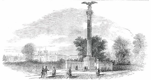 Monument at Berlin to the Prussian Soldiers Killed in 1848 and 1849, (1850). Creator: Unknown