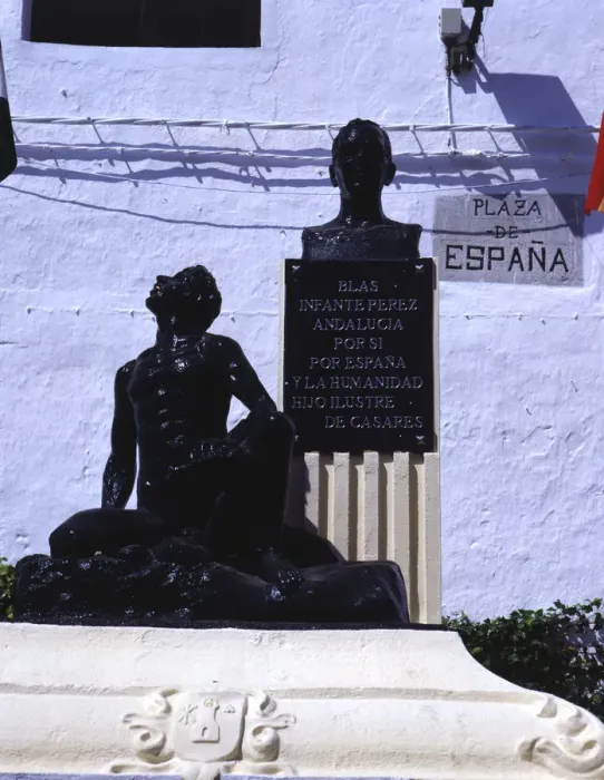 Framed Print : Monument to Blas Infante in Casares (Malaga), his hometown Framed Print : Monument to Blas Infante in Casares (Malaga), his hometown