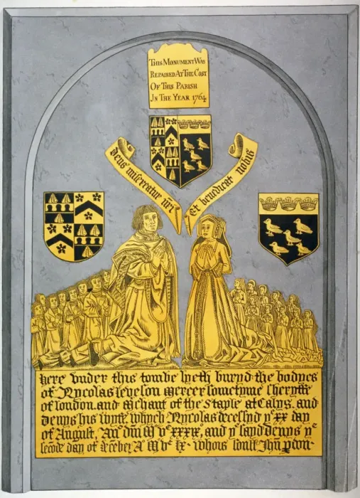 Framed Print : Monument in the Church of St Andrew Undershaft, Leadenhall Street, London, c1820 Artist Framed Print : Monument in the Church of St Andrew Undershaft, Leadenhall Street, London, c1820 Artist