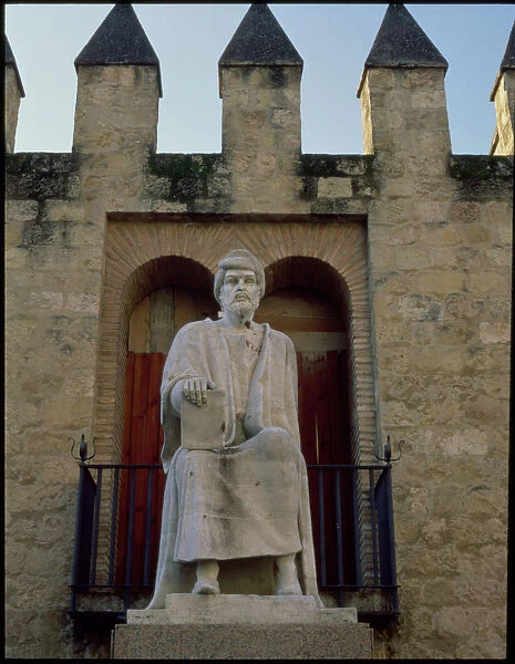 Monument in the city of Cordoba dedicated to Averroes (1126-1198), philosopher