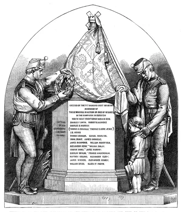 Framed Print : Monument in Glasgow Cathedral to the memory of...the 71st Regiment, by W. Brodie, R.S.A. 1868. Creator: Unknown Framed Print : Monument in Glasgow Cathedral to the memory of...the 71st Regiment, by W. Brodie, R.S.A. 1868. Creator: Unknown