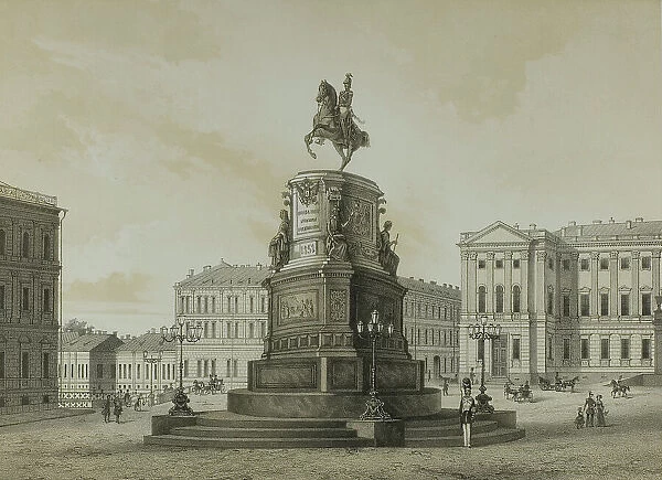 Monument to the Glorious Memory of Emperor Nicholas I, 1855-1900. Creator: C. Schultz