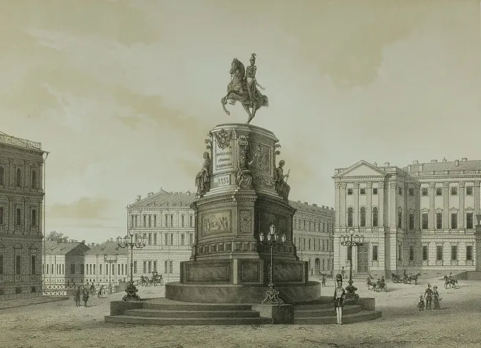 Framed Print : Monument to the Glorious Memory of Emperor Nicholas I, 1855-1900. Creator: C. Schultz Framed Print : Monument to the Glorious Memory of Emperor Nicholas I, 1855-1900. Creator: C. Schultz