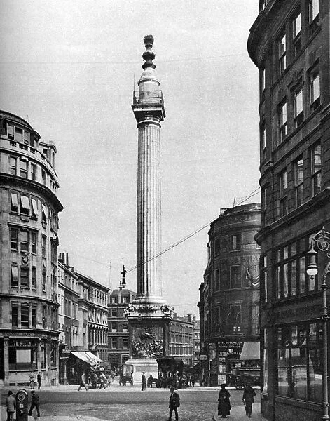 The Monument to the Great Fire, London, 1926-1927. Artist: McLeish