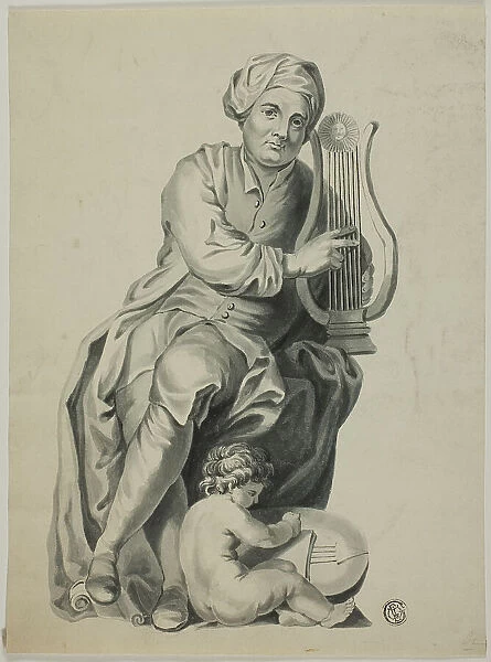 Monument to Handel, n.d. Creator: Unknown