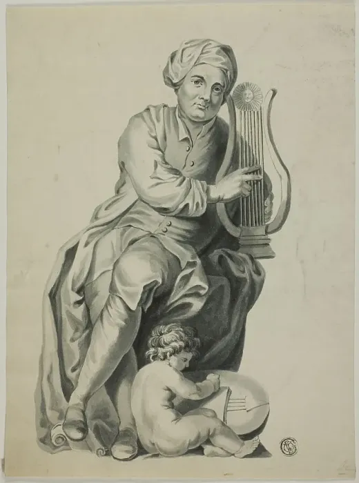 Framed Print : Monument to Handel, n.d. Creator: Unknown Framed Print : Monument to Handel, n.d. Creator: Unknown