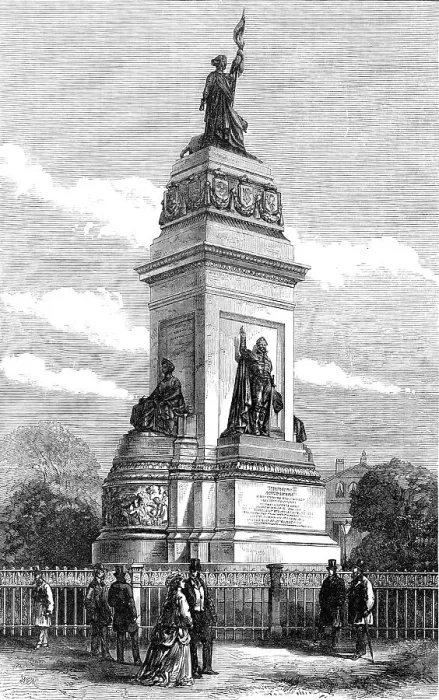 Framed Print : Monument of King William I. of Holland, at The Hague, 1870. Creator: W. G. M Framed Print : Monument of King William I. of Holland, at The Hague, 1870. Creator: W. G. M