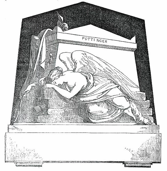 Monument to the late Major Eldred Pottinger, C.B. by Baily, 1850. Creator: Unknown