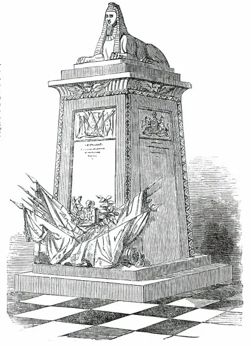 Framed Print : Monument lately erected in Lichfield Cathedral, to the 80th Regiment of Foot, 1850. Creator: Unknown Framed Print : Monument lately erected in Lichfield Cathedral, to the 80th Regiment of Foot, 1850. Creator: Unknown