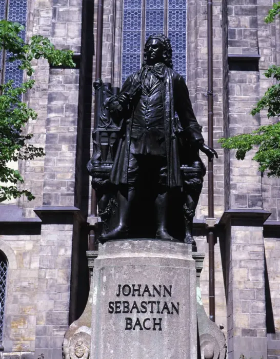 Framed Print : Monument in Leipzig dedicated to Johann Sebastian Bach (1685-1750), German composer Framed Print : Monument in Leipzig dedicated to Johann Sebastian Bach (1685-1750), German composer