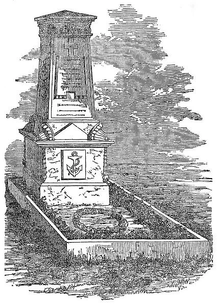 Monument to Lieutenant Ousely, R.N. at Kiel, 1856. Creator: Unknown