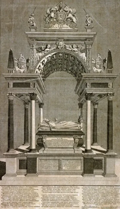 Framed Print : The monument to Mary, Queen of Scots in Westminster Abbey, London, 1742 Framed Print : The monument to Mary, Queen of Scots in Westminster Abbey, London, 1742