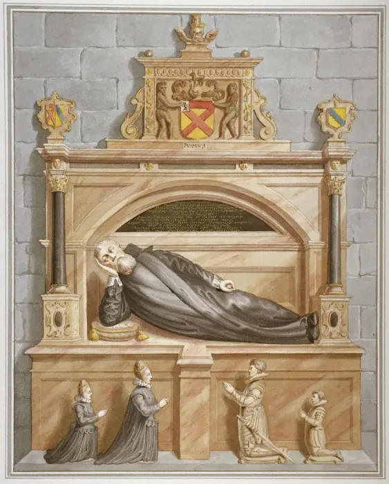 Framed Print : Monument to Sir Edward Bruce in Rolls Chapel, Chancery Lane, City of London, 1794 Framed Print : Monument to Sir Edward Bruce in Rolls Chapel, Chancery Lane, City of London, 1794