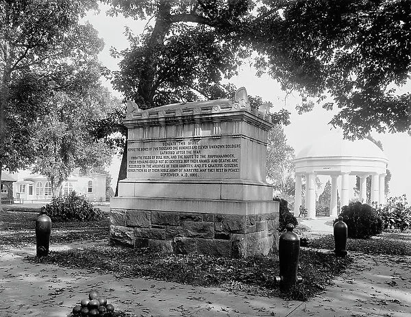 Monument to the Unknown Dead, National Cemetery, Arlington, c1900. Creator: Unknown