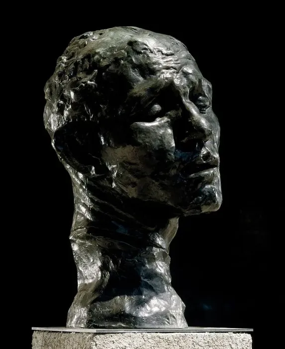 Framed Print : Monumental Head of Pierre de Wissant, This cast 1971 (Musee Rodin 3 / 12). Creator: Auguste Rodin Framed Print : Monumental Head of Pierre de Wissant, This cast 1971 (Musee Rodin 3 / 12). Creator: Auguste Rodin