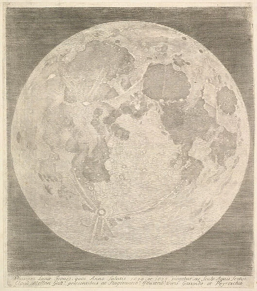 Full Moon, 1635. Creator: Claude Mellan