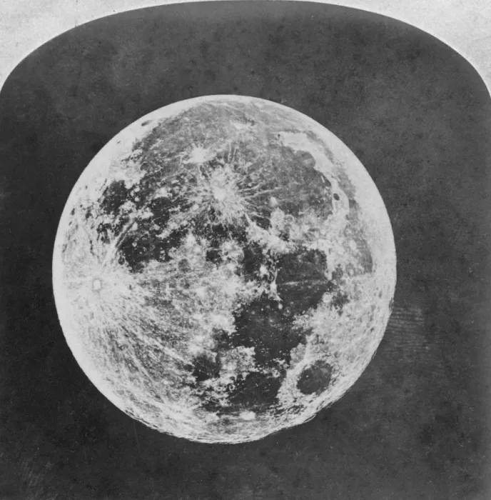 Framed Print : Full Moon, late 19th or early 20th century. Artist: Kilburn Brothers Framed Print : Full Moon, late 19th or early 20th century. Artist: Kilburn Brothers