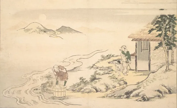 Framed Print : The Full Moon at the Time of the Imo Harvest, 8th month, 1789. Creator: Kitagawa Utamaro Framed Print : The Full Moon at the Time of the Imo Harvest, 8th month, 1789. Creator: Kitagawa Utamaro
