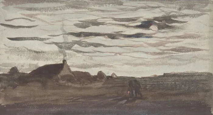Framed Print : Moonlight, ca. 1860. Creator: Charles Francois Daubigny Framed Print : Moonlight, ca. 1860. Creator: Charles Francois Daubigny