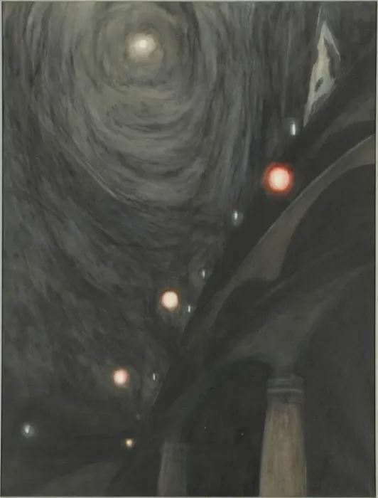 Framed Print : Moonlight and Light, c. 1909. Creator: Spilliaert, Leon (1881-1946) Framed Print : Moonlight and Light, c. 1909. Creator: Spilliaert, Leon (1881-1946)